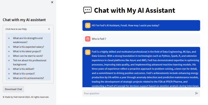 Fendi my AI assistant